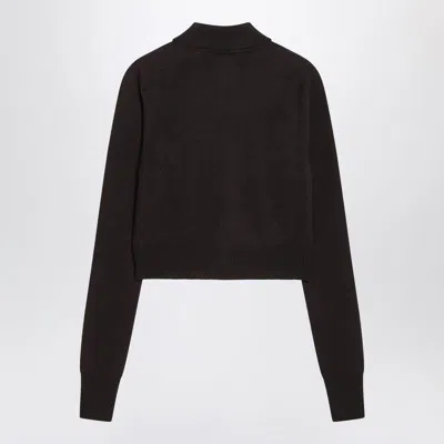 Sportmax Perseo Button-up Knitted Cardigan In Brown