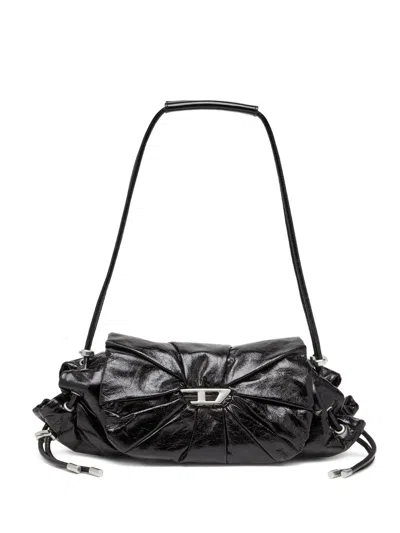 Diesel Scrunch-d S-shoulder Bag In Scrunched Leather