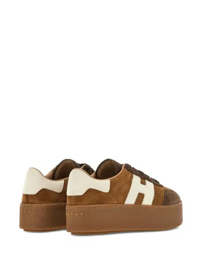 Hogan Low Top Platform Sole Sneakers In Multi