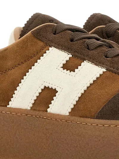 Hogan Low Top Platform Sole Sneakers In Multi