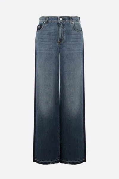Alexander Mcqueen Jeans In Blue