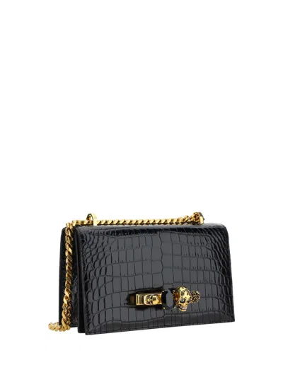 Alexander Mcqueen Shoulder Bag In Black