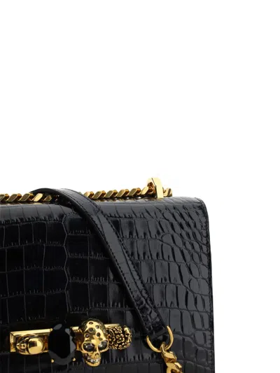 Alexander Mcqueen Shoulder Bag In Black
