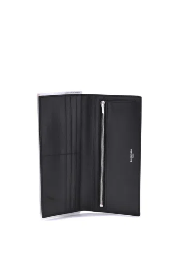 Balenciaga Passport Wallet In Black