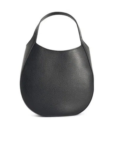 Longchamp 'le Foulonné Black Small Handbag With Logo Lettering On The Front And Adjustable And Removable Shoul In Black