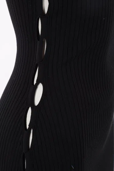 Off-white Woman Mini Dress Black Size 6 Viscose, Polyester
