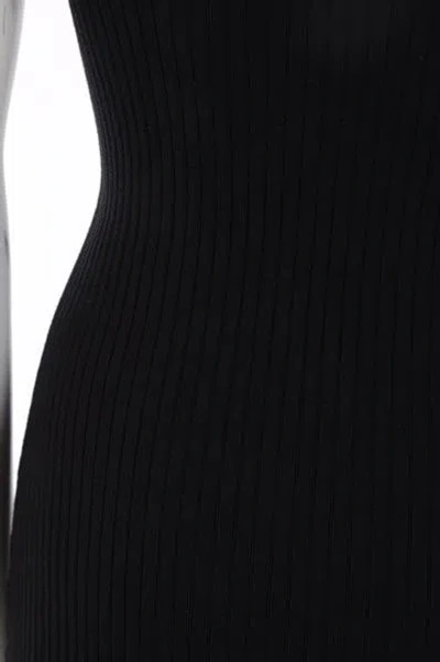 Off-white Woman Mini Dress Black Size 6 Viscose, Polyester