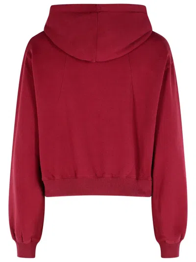 Rotate Birger Christensen Burgundy Cotton Sweatshirt