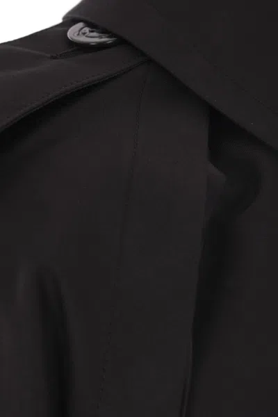 Sacai Coats In Black