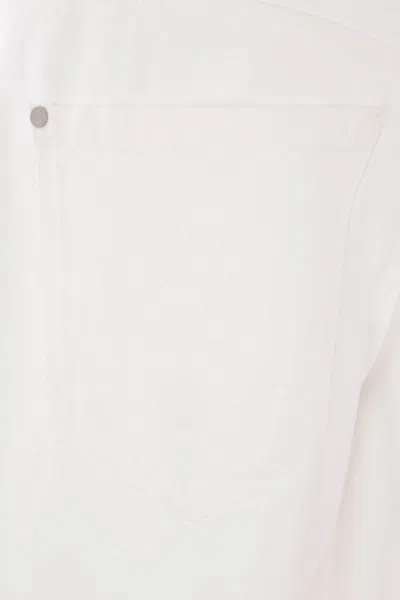 Brunello Cucinelli Trousers With A Square Cropped Silhouette In Gray