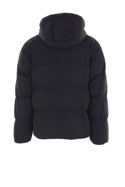 C.p. Company C.p.company Graphite Nylon Down Jacket In Black