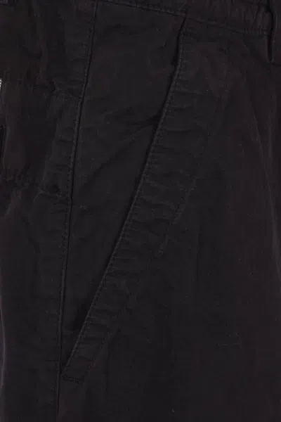C.p. Company Lens-detail Cargo Pants In Black