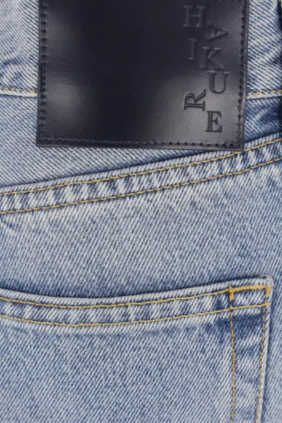 Haikure Five-pocket Denim Trousers In Blue