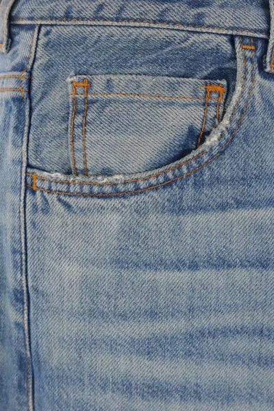 Haikure Candy Pleated Boyfriend Jeans In Blue