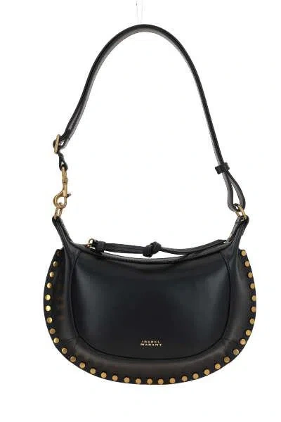 Isabel Marant Oskan Moon Shoulder Bag In Black