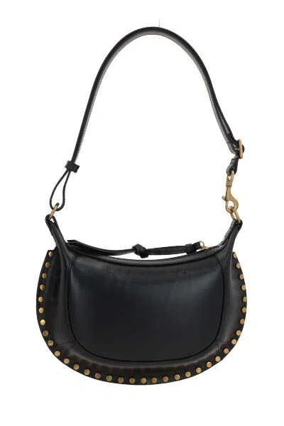 Isabel Marant Oskan Moon Shoulder Bag In Black