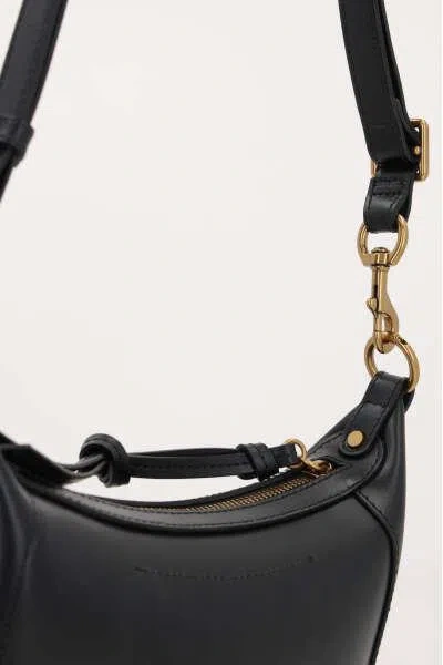 Isabel Marant Oskan Moon Shoulder Bag In Black