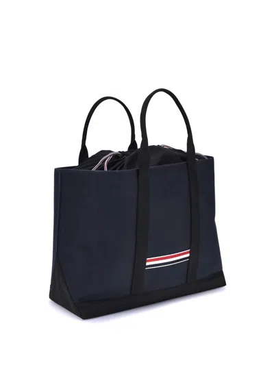 Thom Browne Medium Tool Tote W/ Drawstring Opening I