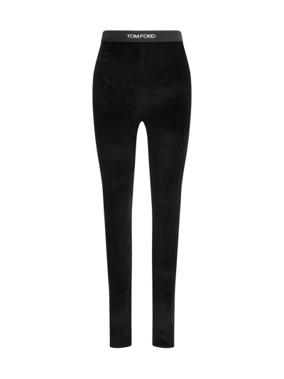 Tom Ford Stretch Lychra Leggings In Black
