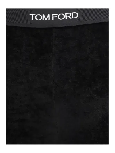 Tom Ford Stretch Lychra Leggings In Black