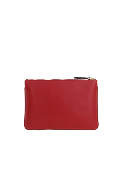 Valentino Leather Viva Superstar Keyring Case In Multi