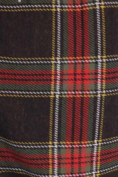 Vivienne Westwood Ruched Check Patterned Mini Skirt In Multi