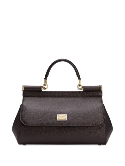 Dolce & Gabbana Medium Sicily Handbag In Purple
