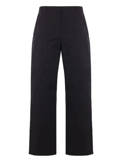 Gucci Pant Comp. Cott. Twil Double W In Black
