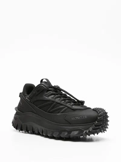 Moncler Men Trailgrip Gtx Mesh And Leather Sneakers In Multi