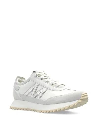 Moncler Sneakers Pacey2 En Daim Et Nubuck In White