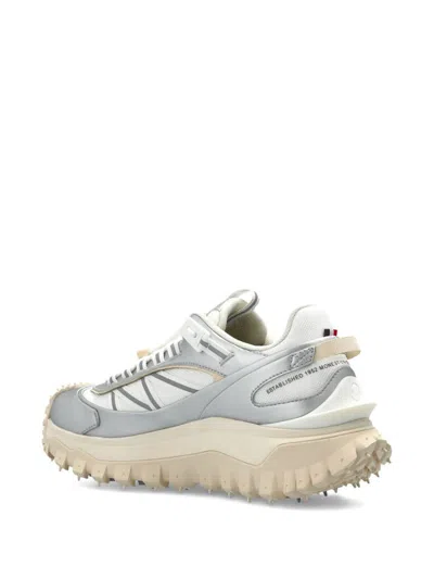 Moncler Leather Trailgrip Gtx Sneakers In White