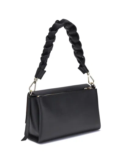 Coccinelle Boheme Grana Double Shoulder Bag In Black