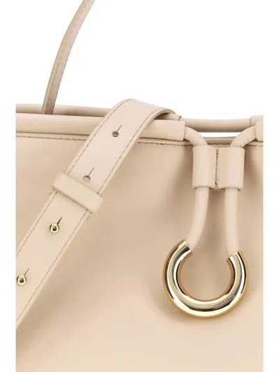 Coccinelle Lisbet Shoulder Bag In Nude