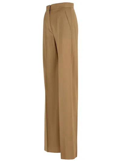 Max Mara Wool High Waist Wide-leg Trousers