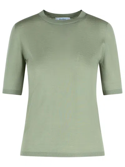 Max Mara 'gerico' Green Virgin Wool Sweater Women