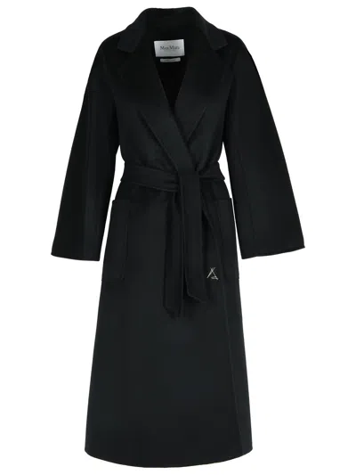 Max Mara 'ludmilla' Black Cashmere Coat Women In Black