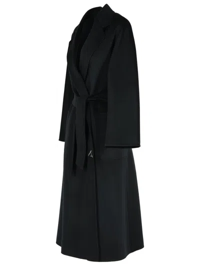 Max Mara 'ludmilla' Black Cashmere Coat Women In Black