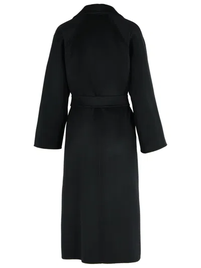 Max Mara 'ludmilla' Black Cashmere Coat Women In Black
