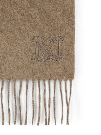 Max Mara 'wsdalia' Beige Cashmere Scarf Women