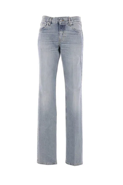 Haikure Five-pocket Denim Trousers In Blue