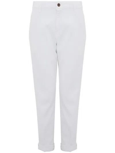 Cigala's Bianco Jeans With Tapered Leg In White