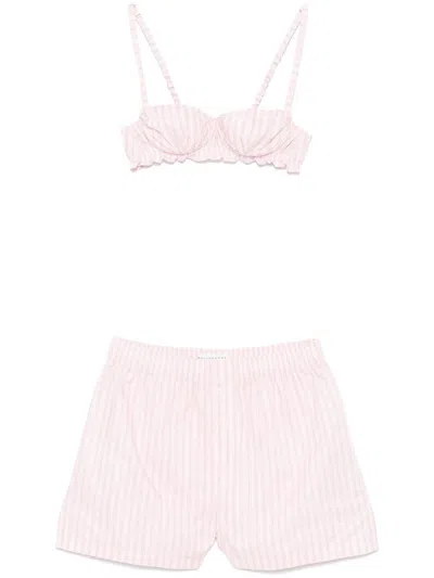 Philosophy Di Lorenzo Serafini Striped Bra Short Set