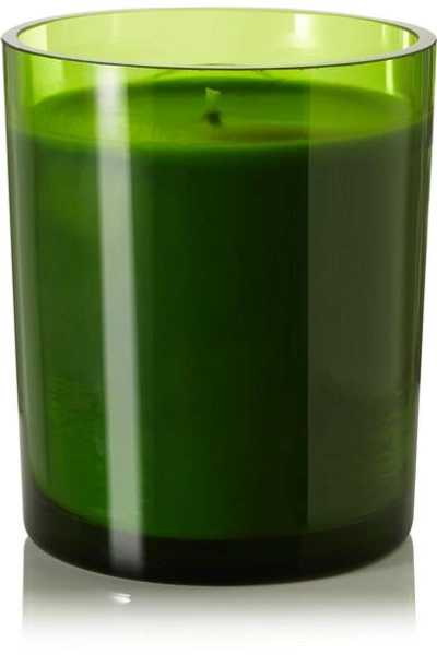 Shop Diptyque Feu De Bois Scented Candle, 300g In Green