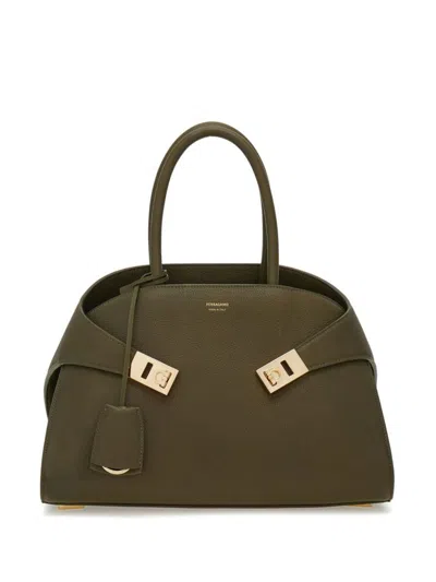 Ferragamo Women Hug Small Leahter Tote Bag