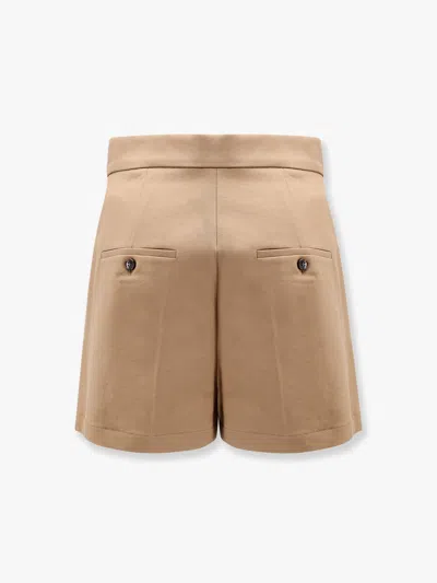 Max Mara Amburgo Shorts In Neutral