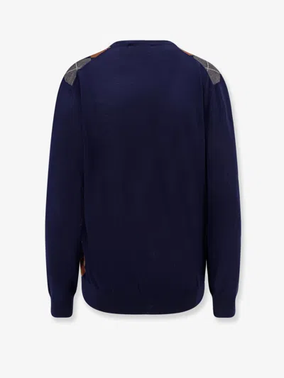 Miu Miu Women Virgin Wool Sweater In Blue