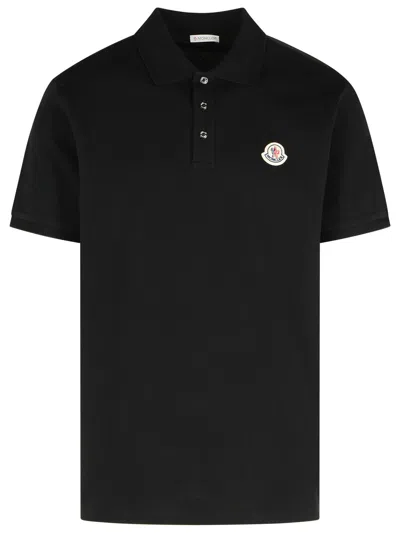 Moncler Polo Shirt With Regular Fit And Mother-of-pearl Buttons