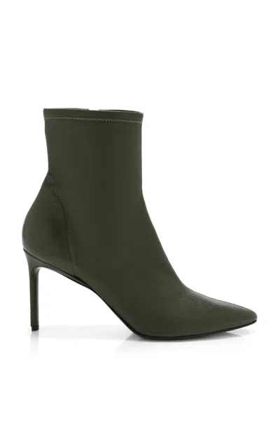 Co Stretch Leather Ankle Boots