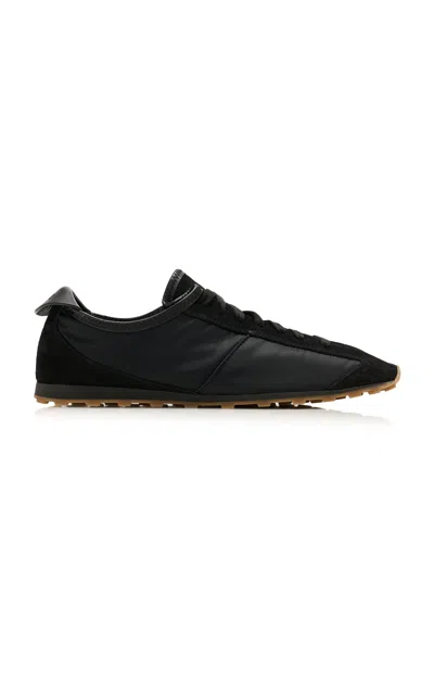 Jacquemus The Tennis Suede-trimmed Sneakers