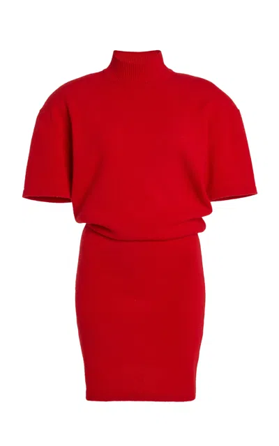 Jacquemus Castagna Wool-cashmere Mini Dress